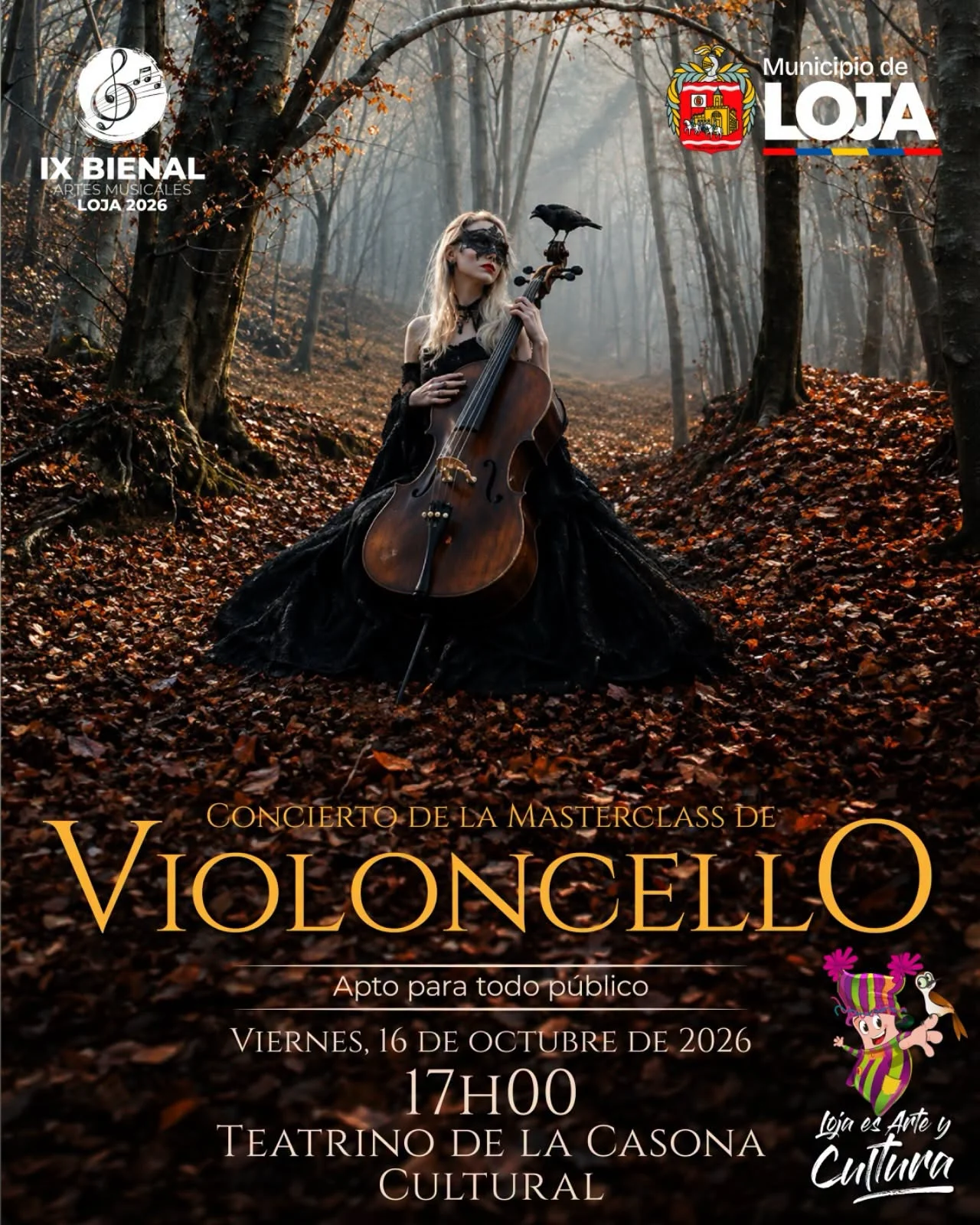 🎻✨ ¡LOJA VIVE LA MAGIA DEL VIOLONCELLO!