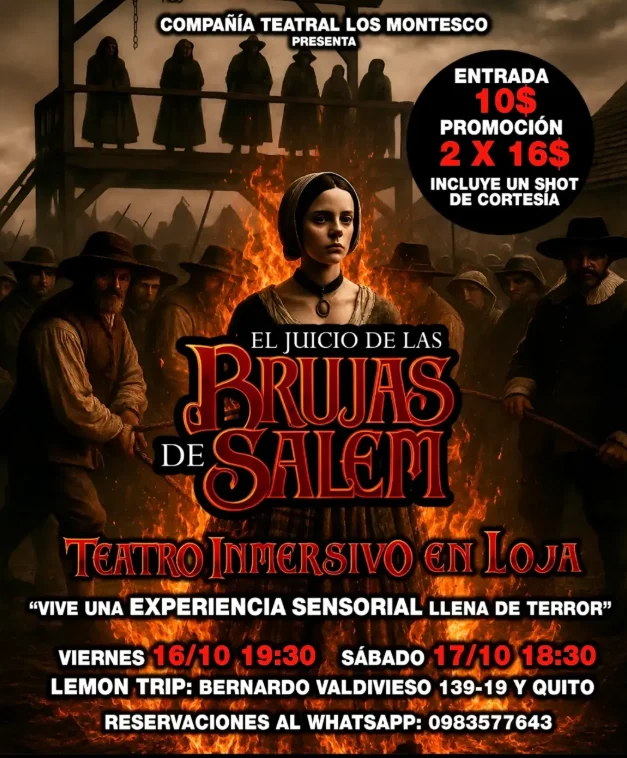 Prepárate para vivir junto a @montescoec una experiencia teatral inmersiva llena de miste…