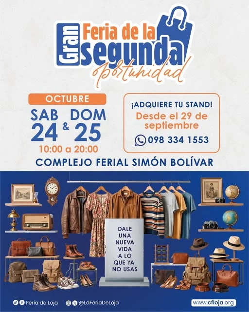 ♻️✨ ¡Regresa la Feria de la Segunda Oportunidad! 🛍️