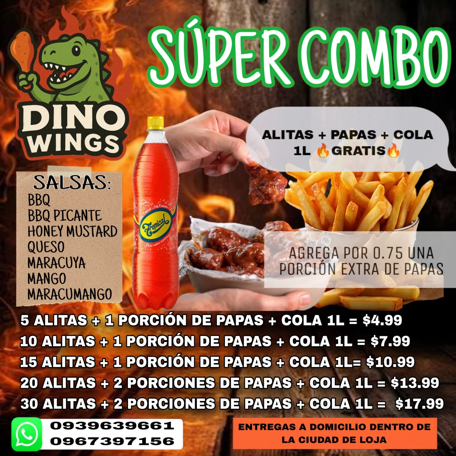 Dino Wings Alitas a domicilio